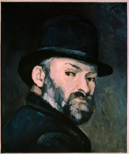 Autoritratto con bombetta da Paul Cézanne